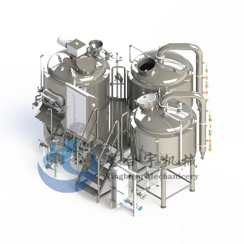 3-vessel steam heating saccharification equipment